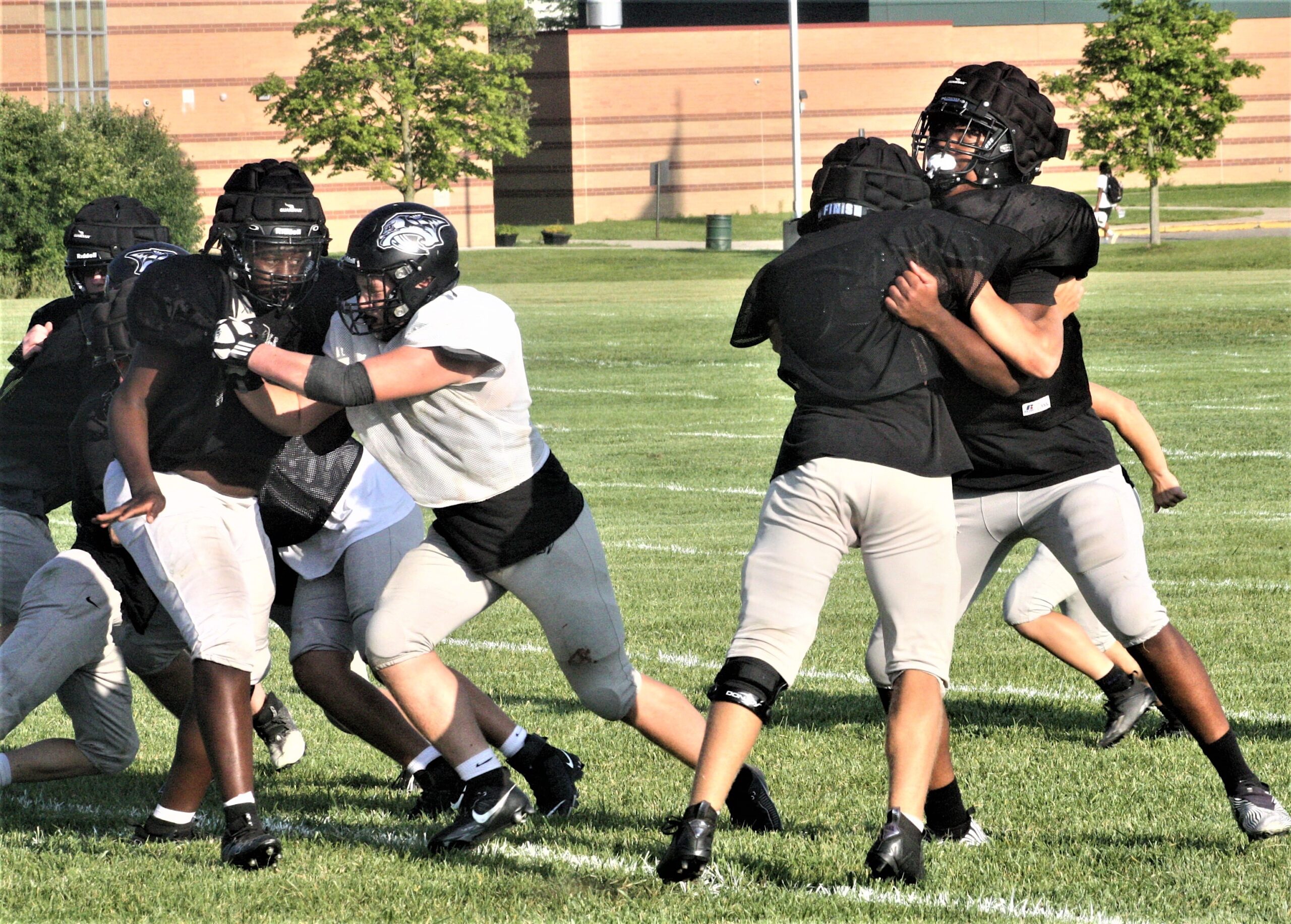 Its large and mobile offensive line will be an asset for Plymouth this season