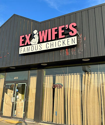 An Ex Wife's Famous Chicken is on the verge of opening on Wayne Road, just south of Warren Road.