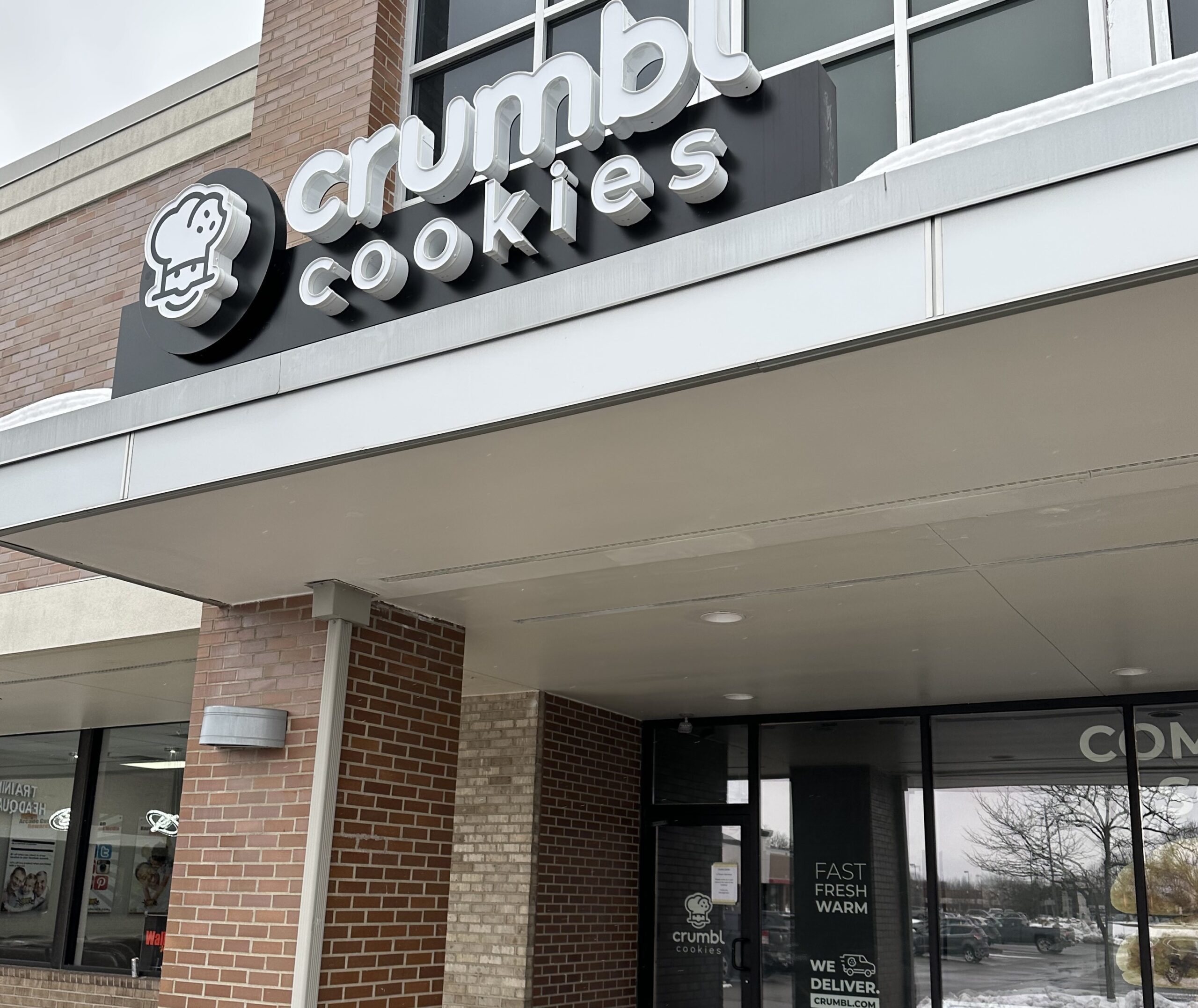 The Crumbl Cookies franchise is projected to open Feb 20 in the Ford road shopping complex that also includes Chuck E Cheese and Aldi