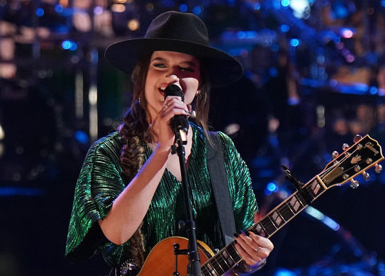 Grace West performing on The Voice PHOTO Tyler GoldenNBC