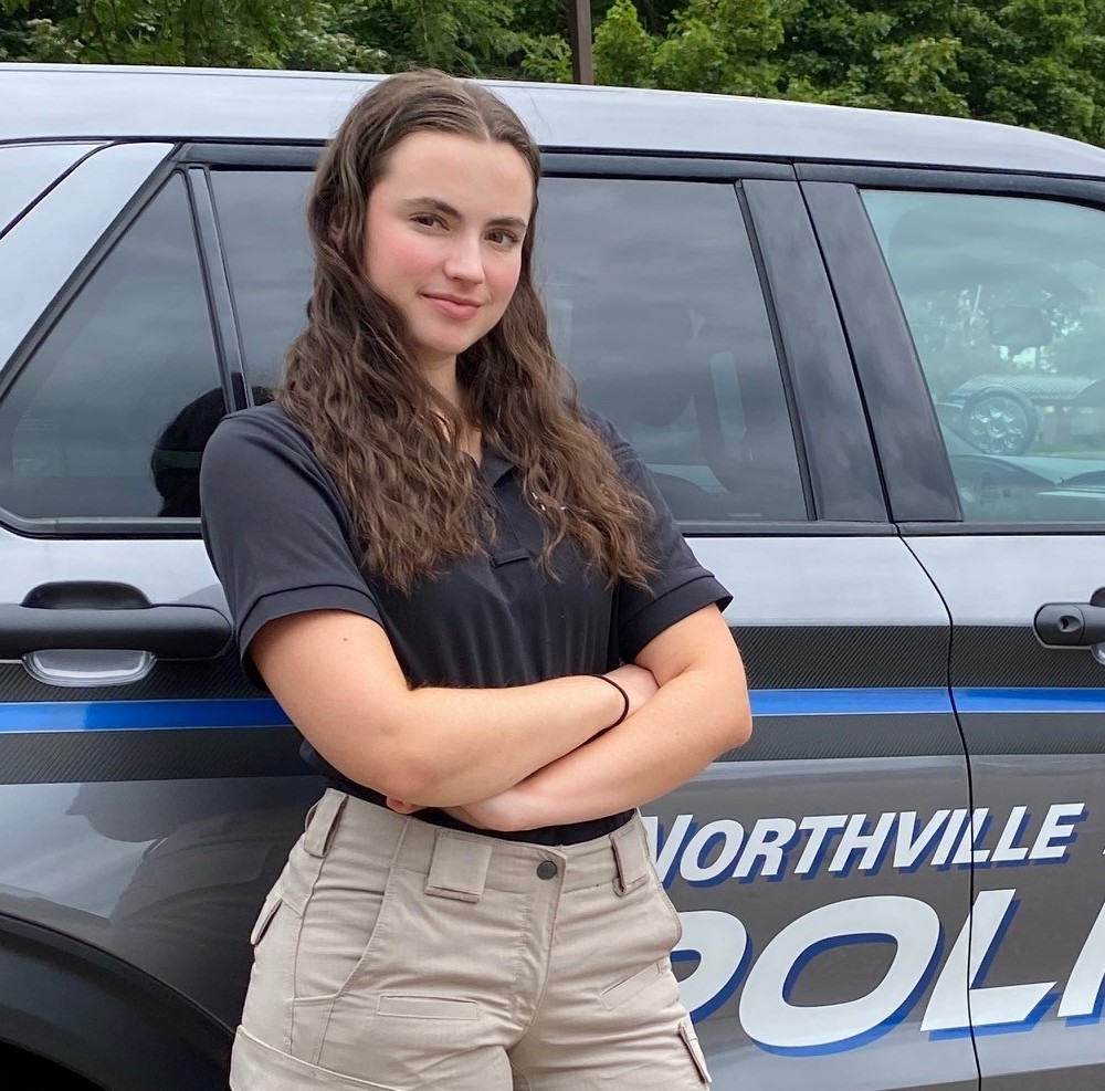 Northville Township resident Mya Proctor participated in the township police departments summer internship program